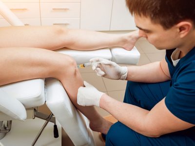 Knee joint problems are eliminated in the treatment of PRP.