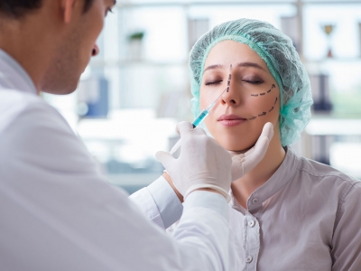  The facial rejuvenation is performed with facial mesotherapy.